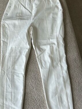 Ted Baker White High-Waist Tailored Pants